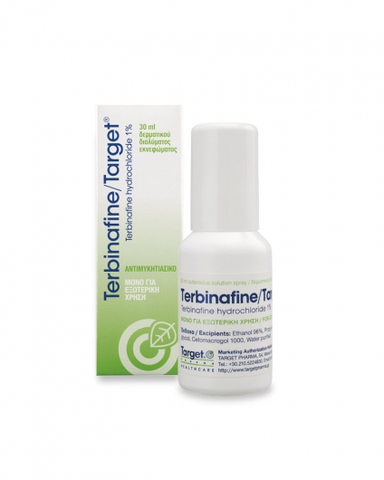 Terbinafine / Target® Spray cutaneous solution